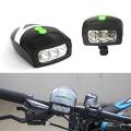Universal Battery Power Bicycle LED Headlights Horn Bell Lamp Bike Accessories Cycling Electronic Bell Horn Hooter Waterproof