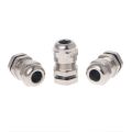 3PCS Stainless Steel Metal PG7 Waterproof Cable Glands Connector Wire Glands for 3.0-6.5mm cable High quality