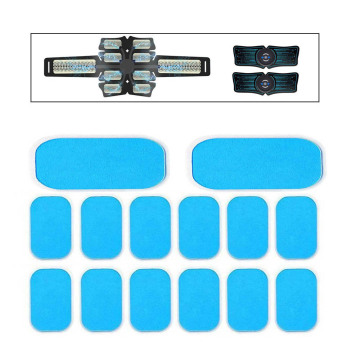 14Pcs Gel Pads for EMS Abdominal ABS Trainer Muscle Stimulator Exerciser Replacement Massager Gel Patch Fitness accessories