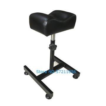 BLACK/WHITE Foot Bath Pedicure Pedicure Tool Bracket Beauty Massage SPA Chair Nail Stand Soft and comfortable Synthetic Leather