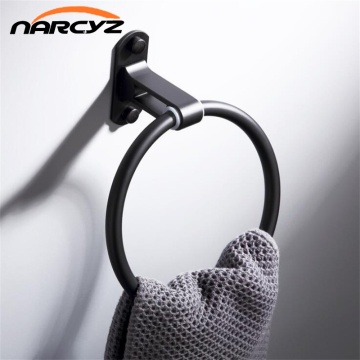 Narcyz Zinc-alloy Black Color Bathroom Accessories Set Bath Hook Towel holder,Paper Holder Bathroom Hardware Sets 9092K