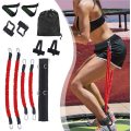 Body Exercise Resistance Band Set Leg Strength Boxing Training Jump Fitness Crossfit Pull Rope Booty Bouncing Trainer Set