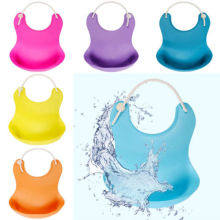 Emmababy Washable Silicone Infant Feeding Baby Kid Children Bib Fun Characters Waterproof