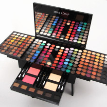 Long Lasting 180 Colors Multicolor Shimmer Glitter Matte Soft Eyeshadow Palette Set Women Makeup kit With Mirror brush