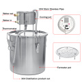 Efficient Distiller 9GAL 35L Alambic Moonshine Alcohol Still Stainless Copper DIY Home Brew Water Wine Essential Oil Brewing Kit