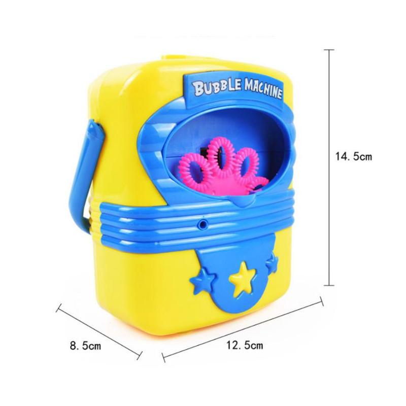 Automatic Bubbles Blower Maker Bubble Fluid Summer Outdoor Toy Kids Hand-held Electric Handy Bubble Machine Toys Soap Blow