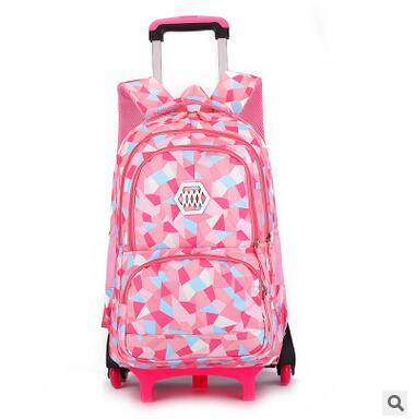 kid's Travel luggage Rolling Bags School Trolley bag Backpack On wheels Girl's Trolley School backpack wheeled bags for girls