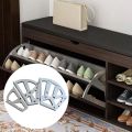 1Pair Stainless Steel Furniture Hinges Shoes Drawer Cabinet Hinge Rack 1/2/3 Layer Home Furniture Hardware Accessories