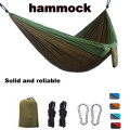 Outdoors Parachute Cloth Hammock Waterproof Hammock Portable Hammocks Swing Camping Hammock Outdoor Patio Furniture