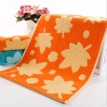 4pcs Maple Printed Quick-Dry towel 100% Cotton bath beach face towel sets for adults bathroom 34cm*75cm gift