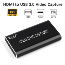 USB Video Capture HDMI to Type-C USB 3.1 1080P HD Video Capture Card for TV PC PS4 Game Live Stream for Windows Linux Os X