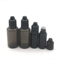 200pcs 5ml 10ml 30ml Empty Plastic Needle Bottles Black PE Easy Squeeze With Childproof Cap E Liquid Dropper Vail