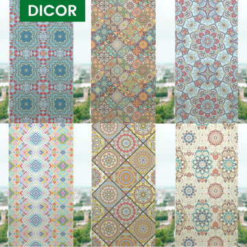 DICOR Decorative Film Privacy Window Film Privacy Window Stickers Glass Stickers Frosted Opaque for Home Improvement Support DP
