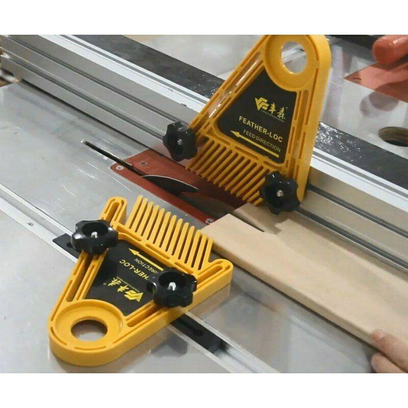 Multi-purpose Feather Loc Board Set for DIY Woodworking Engraving Machine Double Featherboards Miter Gauge Slot Woodwork