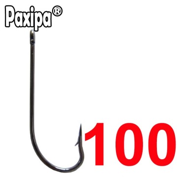 100 pcs Long Shank Barbed Fishhook Carp Big Jig Fishing Hook #1-#8 #1/0-#8/0 O'shaughnessy Fish hook