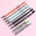 2.0mm 2B Propelling Pencils Candy Color Mechanical Pencil Drawing Writing for Kids Girl Gift School Supplies Students Stationery