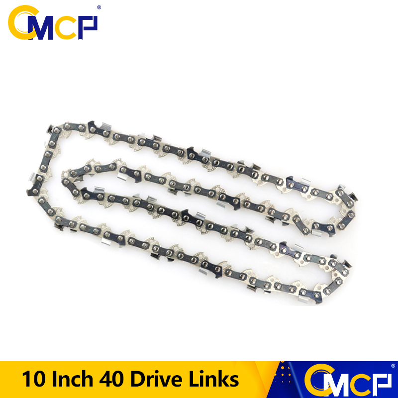 CMCP 10 Inch Chainsaw Wood Cutting Saw Chain 3/8 Pitch 40 Drive Links 0.050" Gauge Chainsaw Replacement Parts
