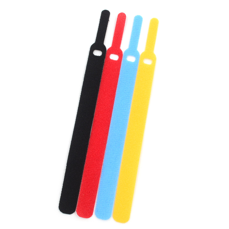 10pcs Wholesale 12*145mm Nylon Reusable Cable Ties with Eyelet Holes back to back cable tie nylon hook loop fastener management