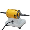 GOXAWEE 10000RPM Mini Bench Grinder Polishing Grinding Machine Bench Lathe Buffing Machine For Metal, Glass, Stone Jewelry Tools