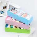 5 Grids Wardrobe Storage Box Basket Socks Bra Underwear Storage Box Organizer Women Men Plastic Container Organizer