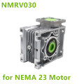 5:1-80:1 Worm Reducer NMRV030 11mm Input Shaft RV030 Worm Gearbox Speed Reducer for NEMA 23 Motor