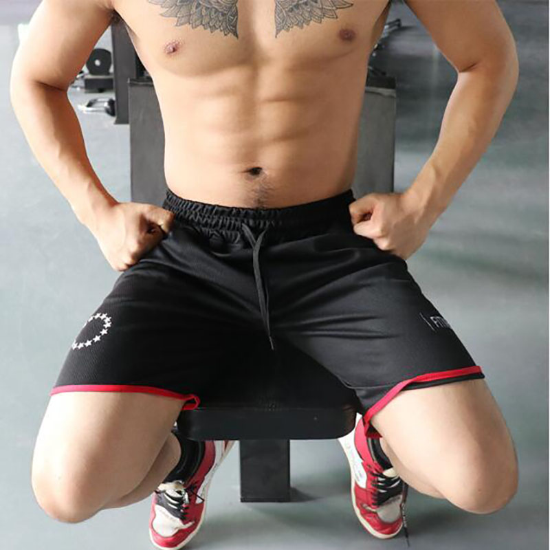 New Fashion Men Sporting Beaching Shorts Trousers polyester Bodybuilding Sweatpants Fitness Short Jogger Casual Gyms Men Shorts