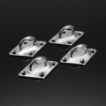 Hot Sell 8 Pieces Silver Stainless Steel Sun Sail Shade Canopy Fixing Fittings Accessory Kit For Shade Sail