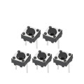 100PCS Middle 2pin 6x6x4.3/5/6/7/8/9/10 mm Switch Tactile Push Button Switches 6x6x4.3mm 6x6x5mm 6x6x6mm 6x6x7mm 6x6x8mm 6x6x9mm