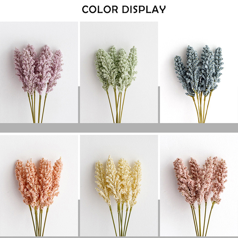 6/10pcs Lavender Floral Real Artificial Dried Flowers Wholesale Plant Wall Decoration Bouquet Material Manual DIY Vases For Home