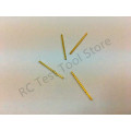 100/Pack R50-2C NEW Hardware Accessories Metal Spring Probe Length 17.5mm Gold Tool Electronic Test Probe tubes