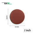 100pcs 2 inch 50mm Mix Sanding Sandpaper in Abrasive tool with 3mm Shank sanding Back-up Pad