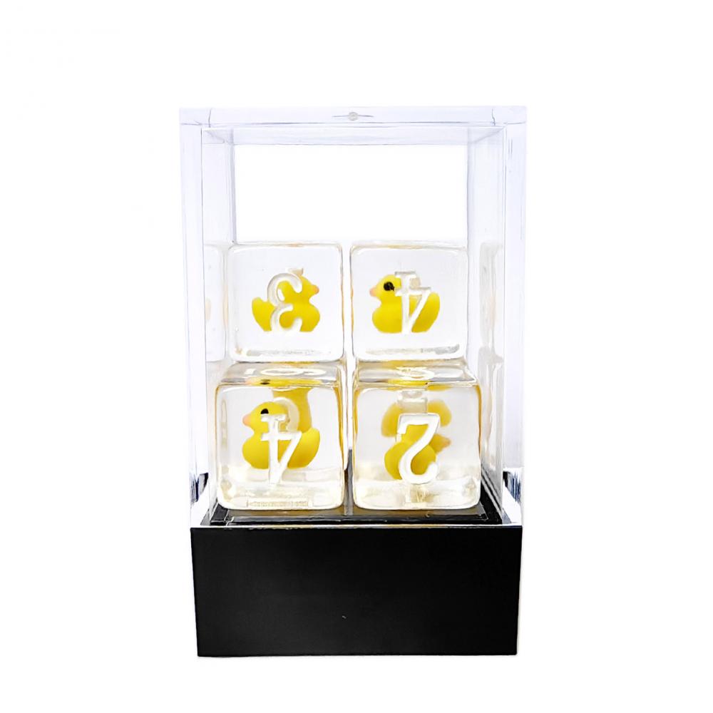 16mm D6 Duck Dice Game Set 4