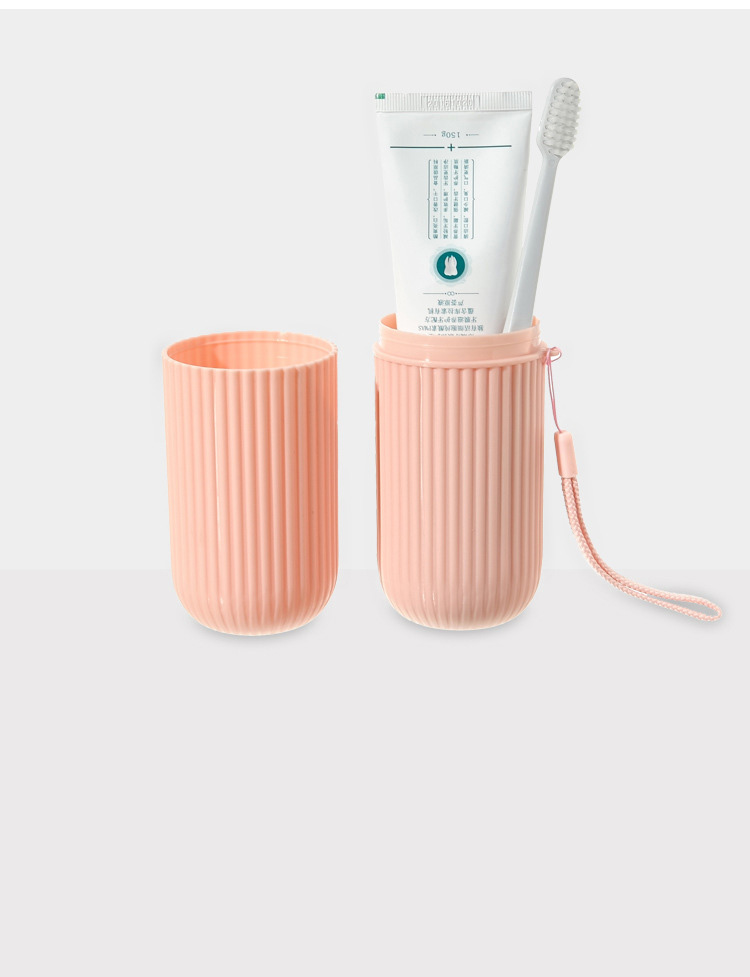 Portable travel toothbrush box set wash cup with lid toothpaste toothbrush toothbrush storage box mouthwash cup