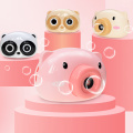 Kids Automatic Funny Cute Cartoon Pig Animal Soap Children Bubble Maker Camera Bath Wrap Bubble Machine Toys for Girls Gifts