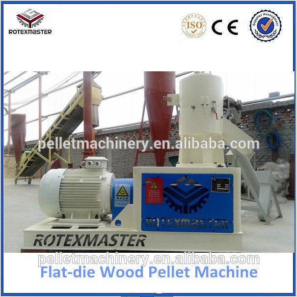 briquettes plant sawdust line burning wood pellet machine/flat die wood pellet mill