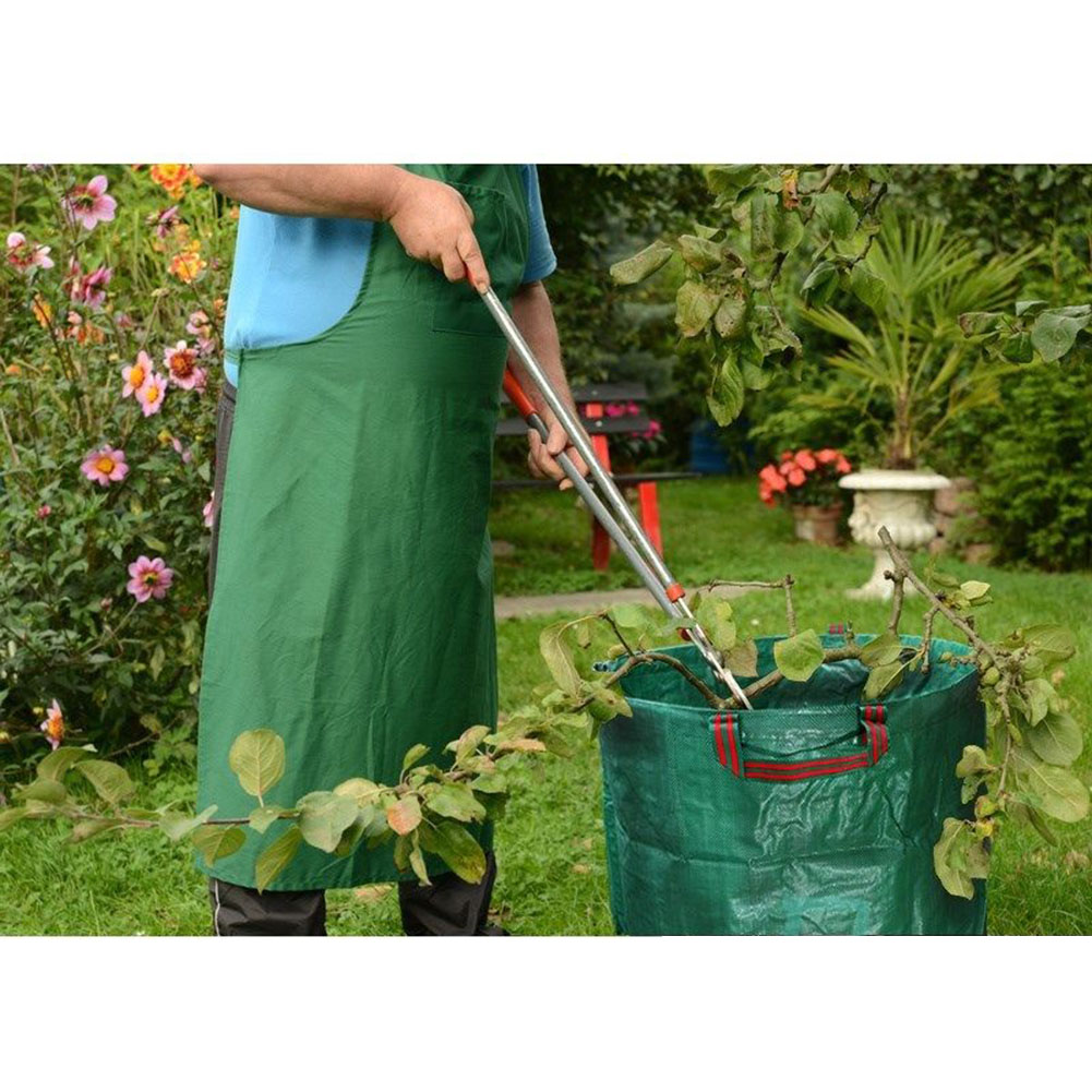 272L Garden Waste Bag Reuseable Leaf Grass Lawn Pool Gardening Bags H99F