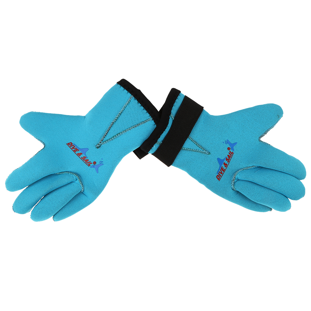 Children Kids 3mm Neoprene Wetsuit Gloves Winter Warm Swimming Snorkeling Diving Surf Spearfishing Protective Gloves