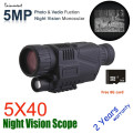 5 x 40 Monocular Night Vision Camera Military Digital Infrared Night-Vision Monocular Telescope Night Hunting Navigation Device