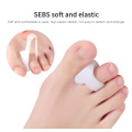 2Pcs Big Toe Separator Bone Corrector Foot Fingers Protector Straightener Silicone Bunion Adjuster Feet Massager Pedicure Tool