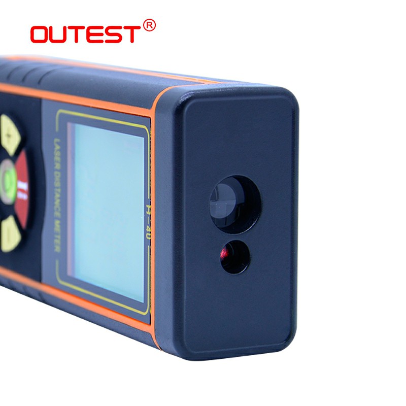 OUTEST laser distance meter angle 40M 60M 80M 100M rangefinder laser tape measure laser ruler trena tape with electronic level