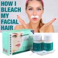 Hair Bleaching Cream Mustach Removal Dark Hair Whitening Women Mustache Remove Eye Brow Bleach Fast Permanent
