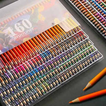 Sketching Painting Oil Pencil Artist Professional Color Pencils Set Brutfuner 48/72/120/160 Colors Paint Crayon Art Supplies