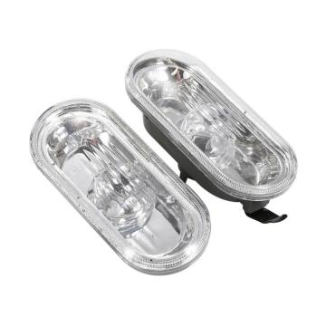 For 2000-2004 Golf /Jetta/ Bora MK4 Car Led Lights With Clear Lens 2PCS Turn Signal LED Side Marker Lamp Light Fits