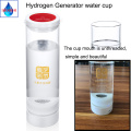 Rich Hydrogen Bottle Ionizer/Generator Glass Cup SPE/PEM Electrolysis Super Antioxidants Alkaline Pure H2 With Acid Water Cavity