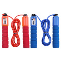 Adjustable Jump Rope with Counter Foam Padded Handle Sports Skipping Rope