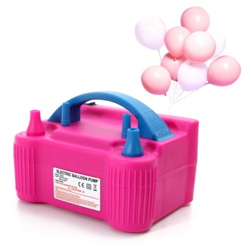 220V-240V Balloon Air Pump Electric High Power Two Nozzle Air Blower Balloon Inflator Pump Fast Portable Inflatable Tool