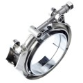 2.5"/3.0"/3.5" Stainless Steel V-Band Clamp Flange Exhaust Downpipe V-band Clamp Quick Release Clamp