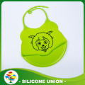 Green Pleasant Sheep Waterproof Silicone baby Bib