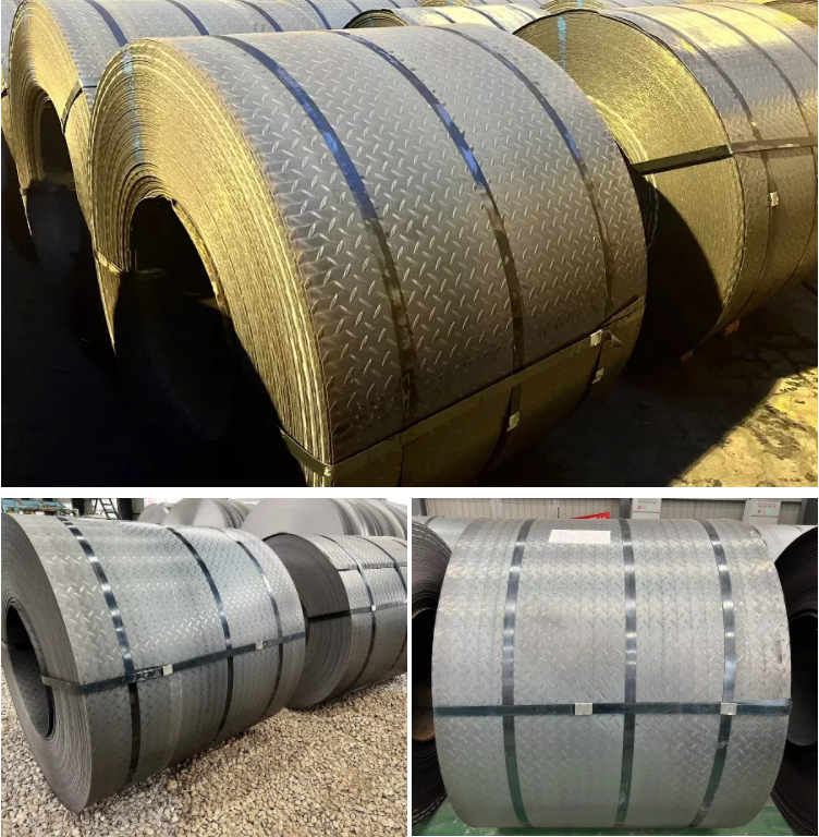 Hot Rolled Checkered Steel Coil Chequered Steel Coil
