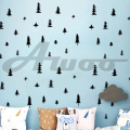 DIY New 11pcs/set Creative Plant trees Wall Sticker Wallpaper Furniture Cabinets Decal Kid baby Room Home Decor YQT077